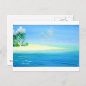 Maldiv Postkarte (Vorne/Hinten)