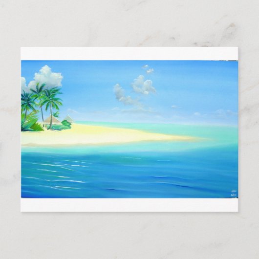 Maldiv Postkarte (Vorderseite)