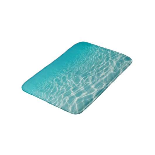 Maldive Beach Reflektionen Schöne Aussicht. Badematte (Schrägansicht)