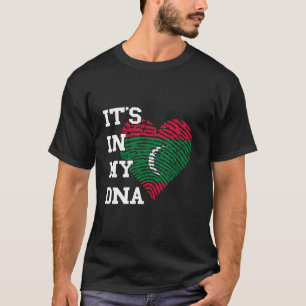 Maldiven Es ist in meiner DNA Maledivischer Stolz  T-Shirt