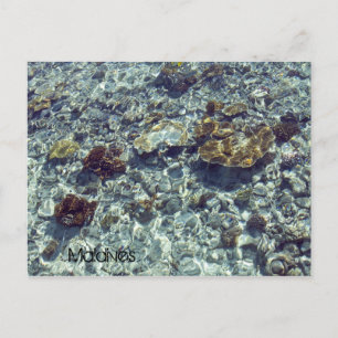 Maldives beach postcard postkarte