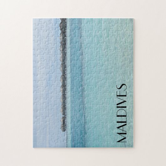 Maldives Bungalows Puzzle (Vertikal)