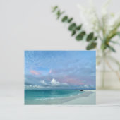 MALDIVES Calm Postkarte (Stehend Vorderseite)