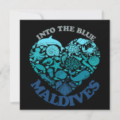 MALDIVES EINLADUNG (Vorderseite)