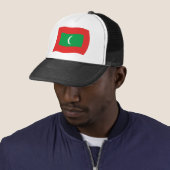Maldives Flag Hat Truckerkappe (Beispiel)