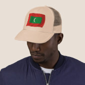 Maldives Flag Hat Truckerkappe (Beispiel)