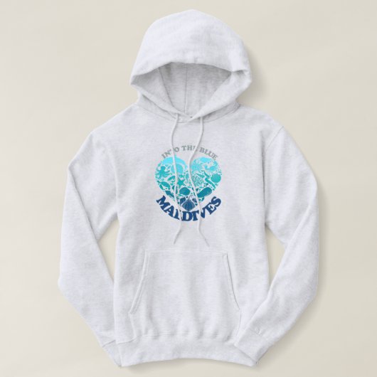 MALDIVES HOODIE (Design vorne)