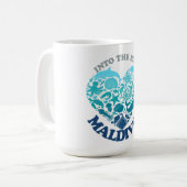 MALDIVES KAFFEETASSE (Vorderseite Links)