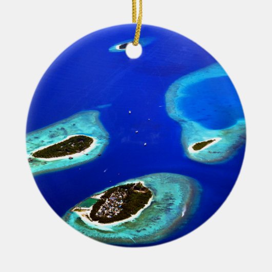 Maldives Keramik Ornament (Vorne)