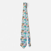 Maldives Luxus Sketch Wasserfarbe | Krawatte (Vorderseite)
