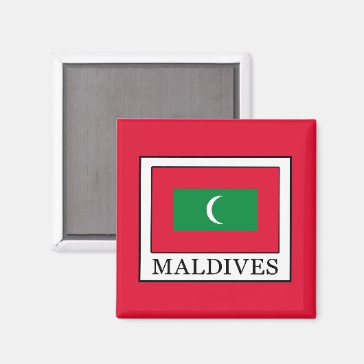 Maldives Magnet (Vorderseite/Rückseite)