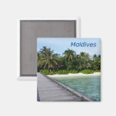 Maldives Magnet (Vorderseite/Rückseite)