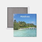 Maldives Magnet (Vorderseite/Rückseite)