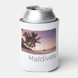 Maldives Ocean Indian Beach Sunset Island Souvenir Dosenkühler
