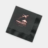 Maldives Passport Servietten Mit Folie (Links)