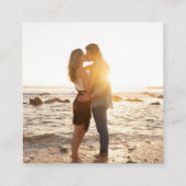 Maldives Passport Wedding QR Begleitkarte (Rückseite)