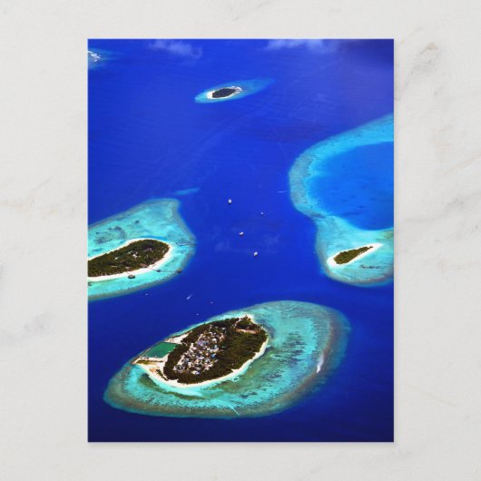 Maldives Postkarte (Vorderseite)
