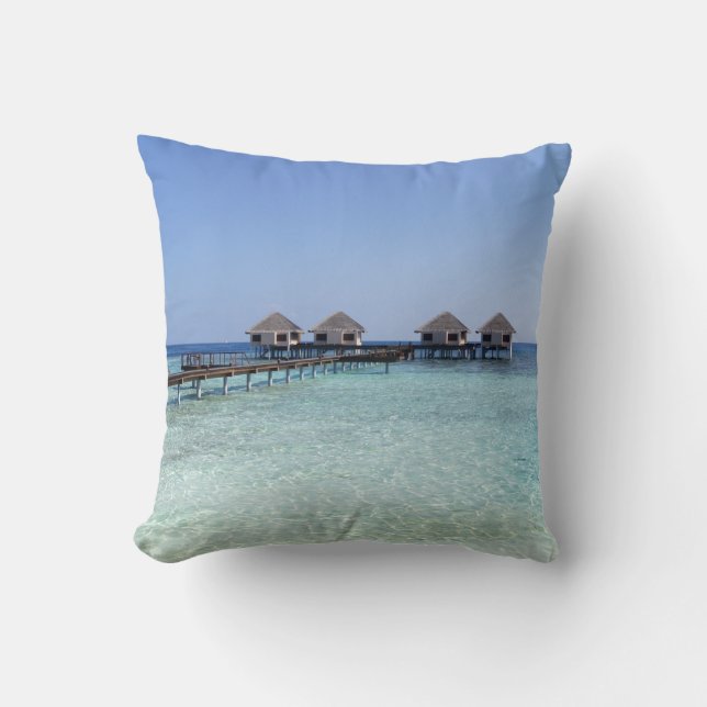 Maldives Throw Kissen (Vorderseite)