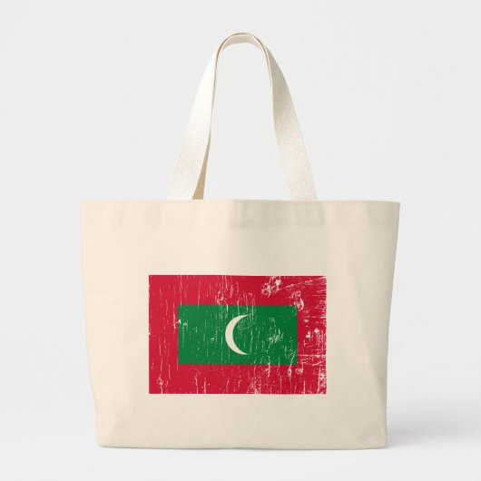 Maldives Tote Bag Jumbo Stoffbeutel (Vorne)