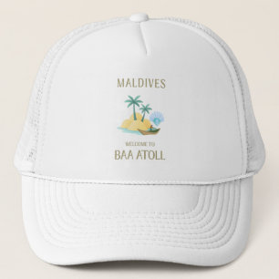 Maldives Willkommen im Baa Atoll Luxus-Resort Truckerkappe
