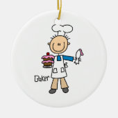 Male Baker Keramikornament (Vorne)