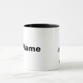 Male Baker personalisierte Mug Tasse (Zentrum)
