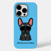 Male Black Tan French Bulldog Case-Mate iPhone Hülle (Rückseite)