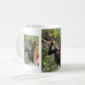 Male Buff baked gibbon Kaffeetasse (Vorderseite Links)
