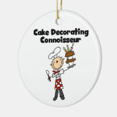 Male Cake Decoration Kenner Keramikornament (Links)