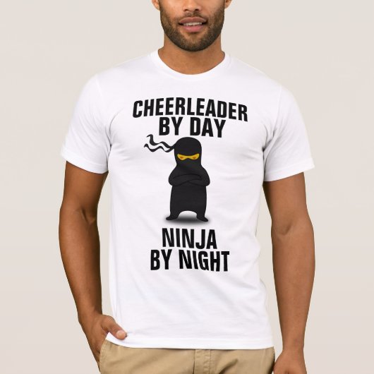 MALE CHEERLEADER T - SHIRT (Vorderseite)