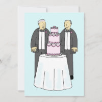 Male Couple Wedding Glückwunsch