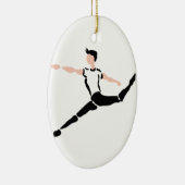 MALE DANCER KERAMIK ORNAMENT (Rechts)