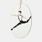 MALE DANCER KERAMIK ORNAMENT (Links)