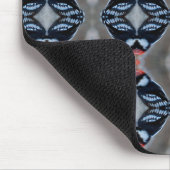 Male Downy Woodpecker Pattern Mousepad (Ecke)