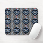 Male Downy Woodpecker Pattern Mousepad (Mit Mouse)