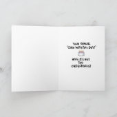 Male Fraternal Twins Geburtstag Karte (Innenseite)