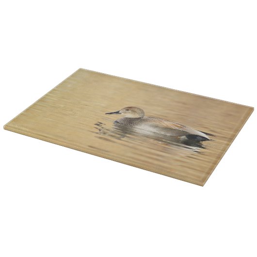 Male Gadwall Schneidebrett (Ecke)