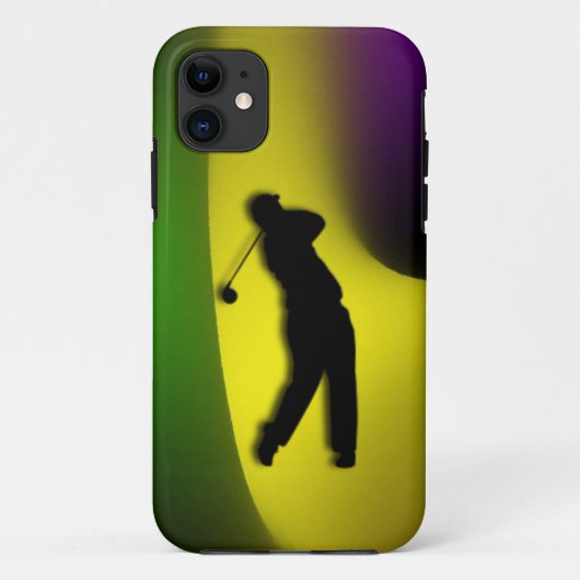 Male Golf iPhone 5/5S Case mit gemischten Farben (Rückseite)