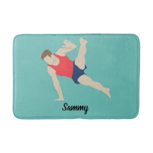 Male Gymnast Badematte