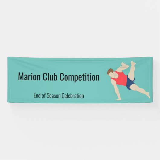 Male Gymnast Banner (Horizontal)