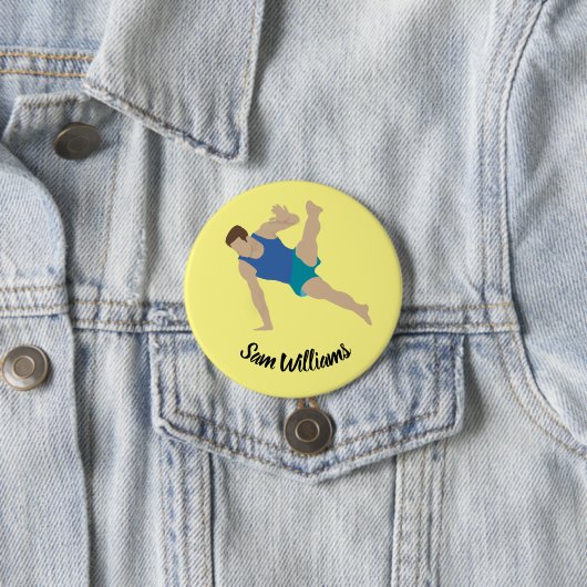Male Gymnast Button (Beispiel)