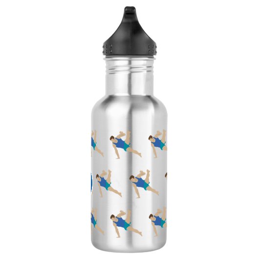Male Gymnast Edelstahlflasche (Rechts)