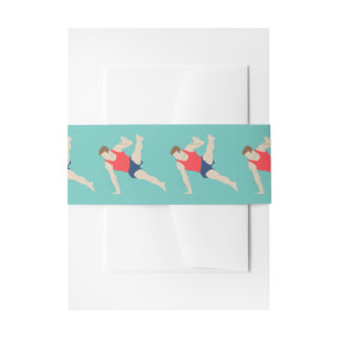 Male Gymnast Einladungsbanderole