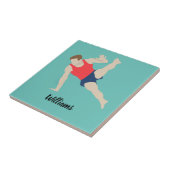 Male Gymnast Fliese (Seite)