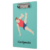 Male Gymnast Klemmbrett (Links)