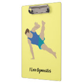 Male Gymnast Klemmbrett (Links)