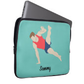 Male Gymnast Laptopschutzhülle (Vorne Rechts)