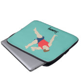 Male Gymnast Laptopschutzhülle (Vorne Knopf)