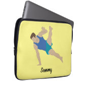 Male Gymnast Laptopschutzhülle (Vorne Rechts)