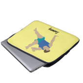 Male Gymnast Laptopschutzhülle (Vorne Knopf)